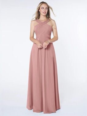 Azazie Dusty Rose Kaleigh Bridesmaid Dress
